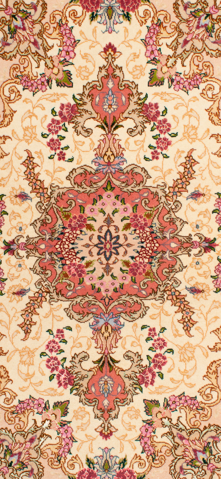 Alfombra Persa Tabriz 50Raj | 126 x 76 cm