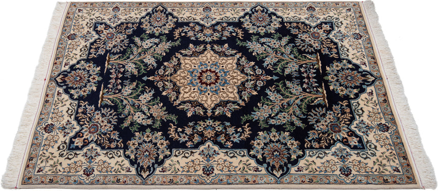 Nain 6la Alfombra Persiana | 132 x 97 cm