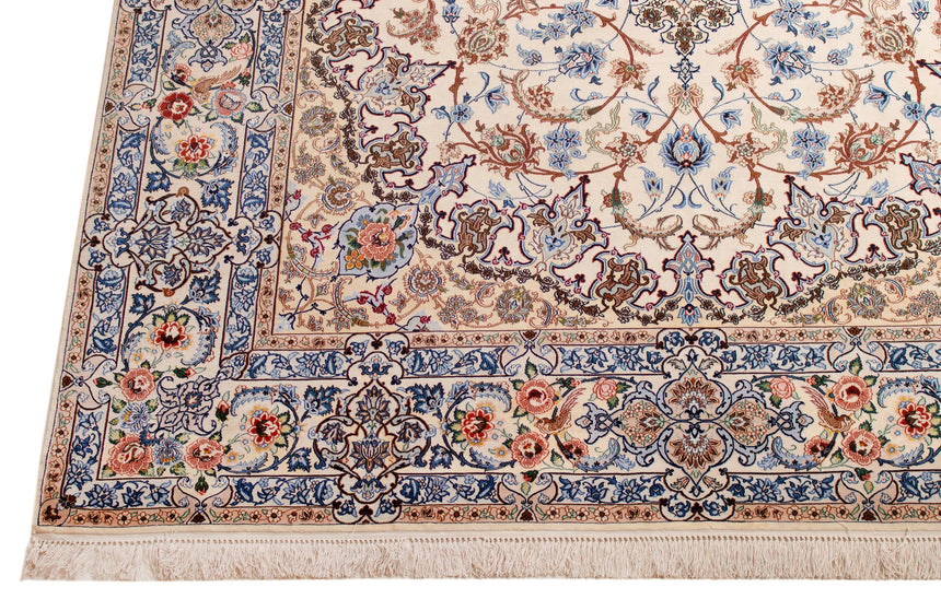 Alfombra Persa Isfahan Firmada | 305 x 202 cm