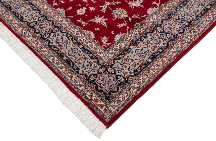 Alfombra persiana Tabriz 50Raj | 200 x 202 cm