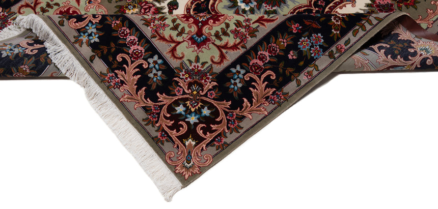 Alfombra persiana Tabriz 50Raj | 216 x 155 cm