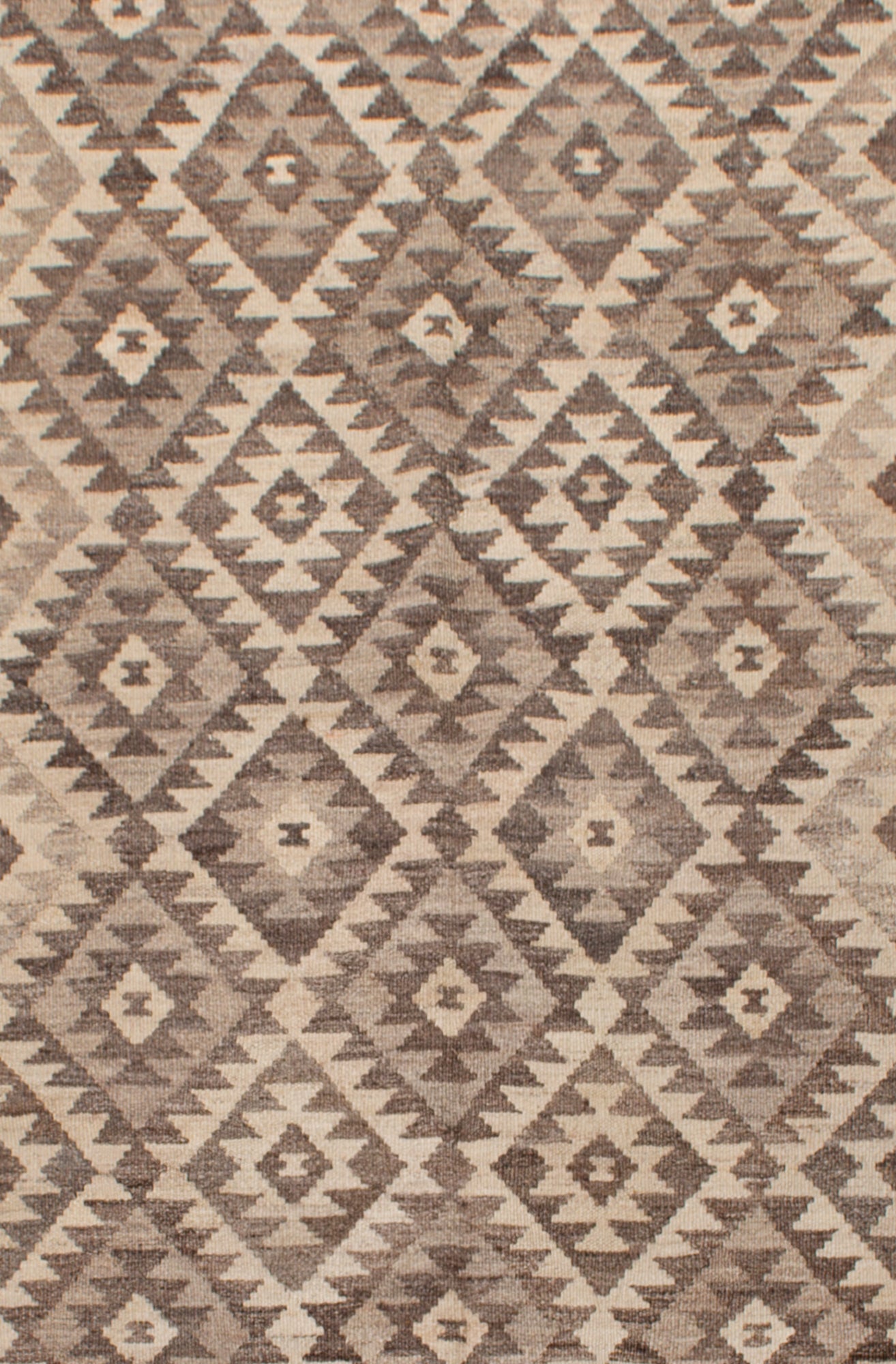 Gray Afghan Kilim | 196 x 149cm