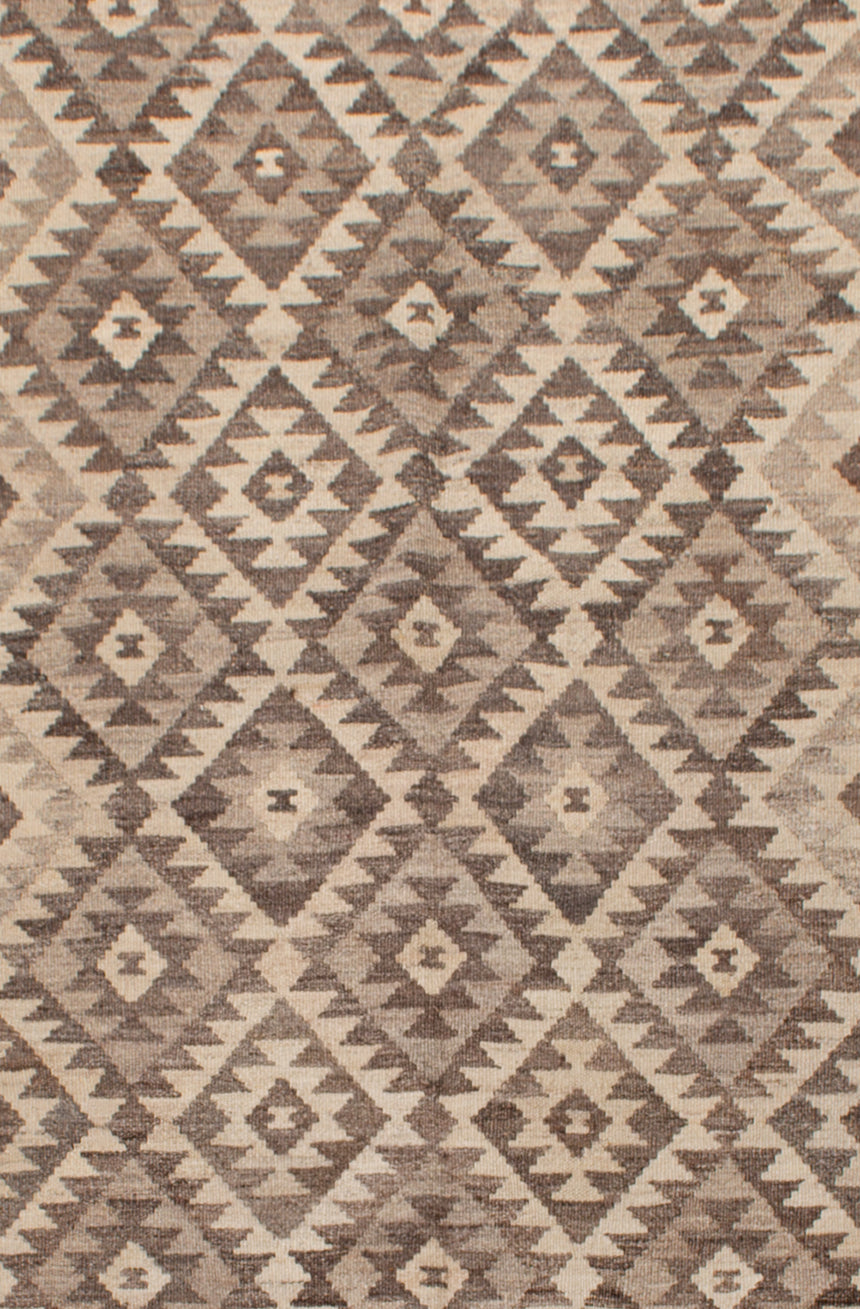 Gray Afghan Kilim | 196 x 149cm