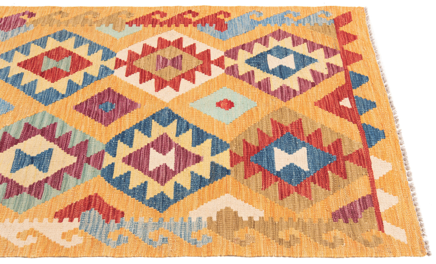 Kilim afgano | 298 x 90 cm