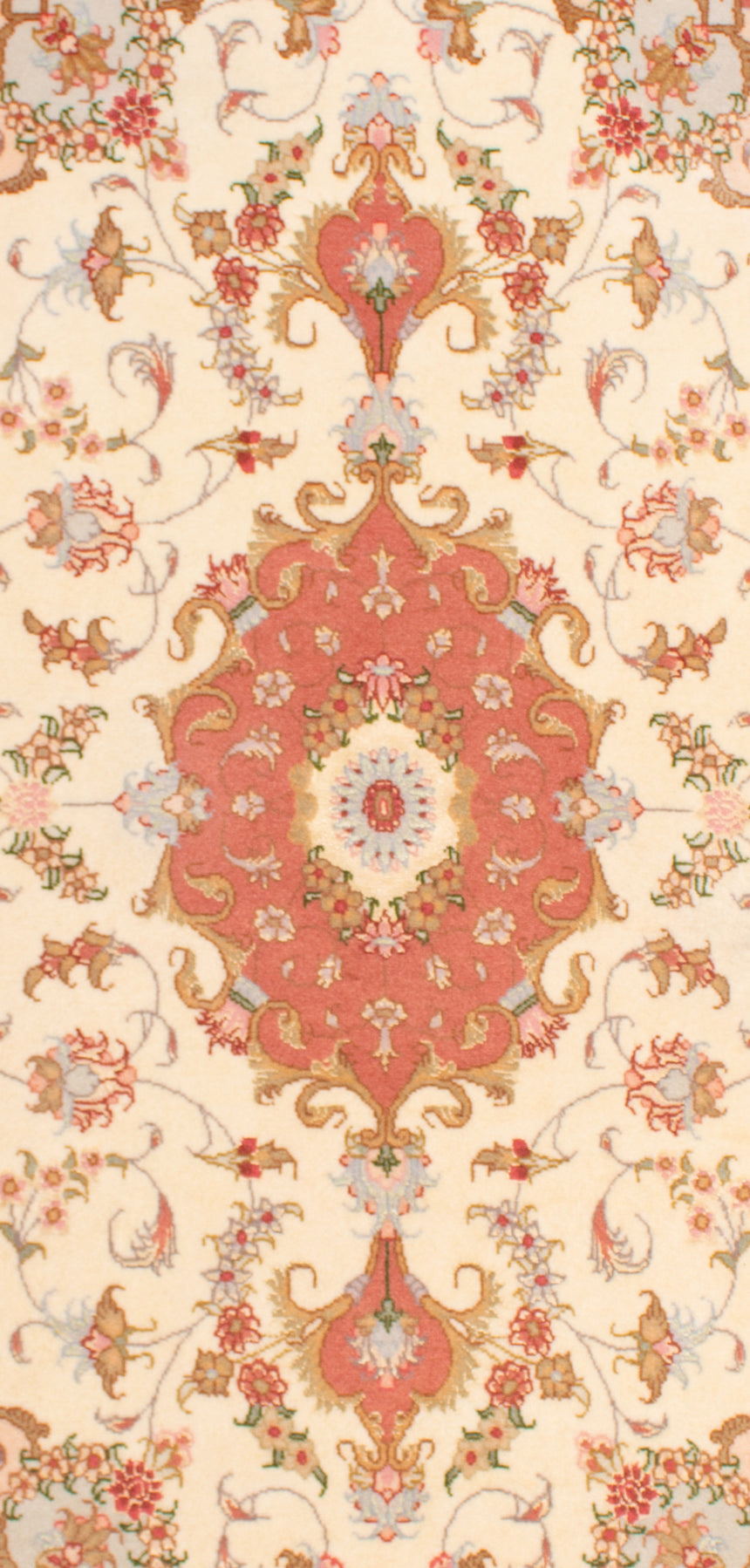 Alfombra Persa Tabriz 50Raj | 128 x 73 cm