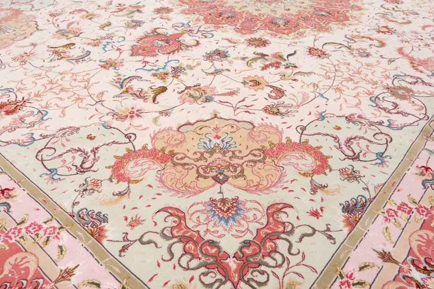 Alfombra persiana Tabriz 50Raj | 410 x 302 cm