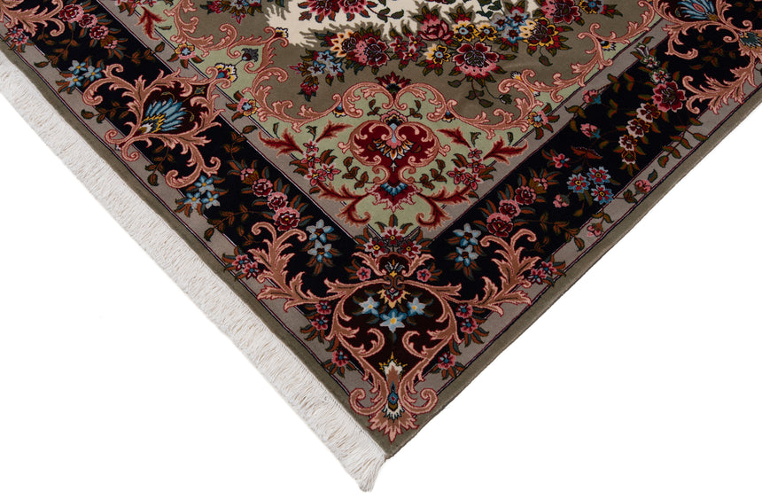 Alfombra persiana Tabriz 50Raj | 216 x 155 cm