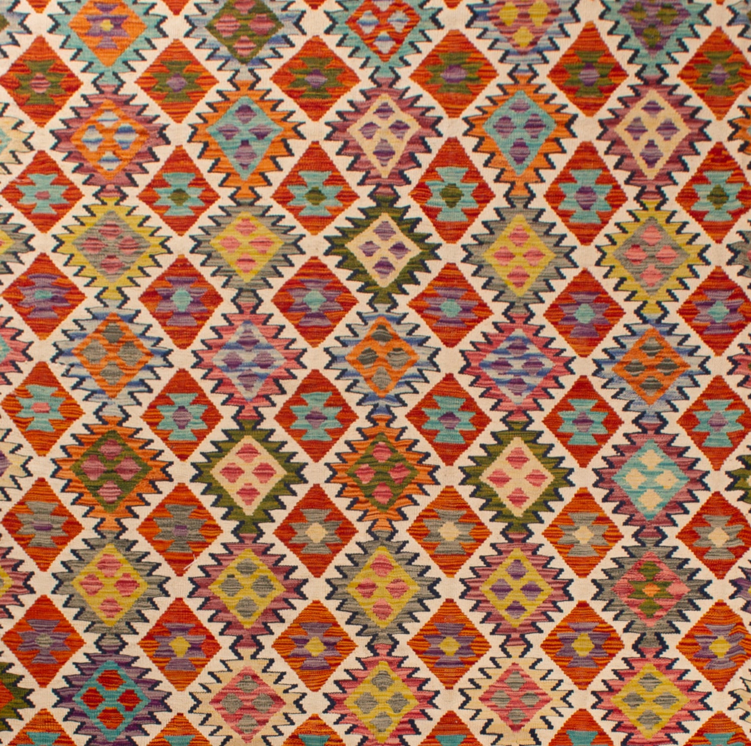 Afghan Kilim | 390 x 307 cm