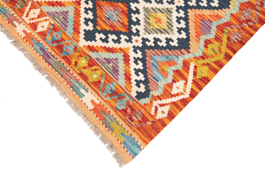 Kilim afgano | 394 x 84 cm