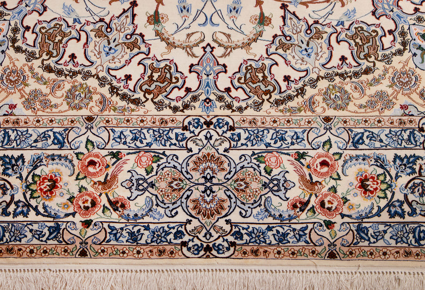 Alfombra Persa Isfahan Firmada | 305 x 202 cm