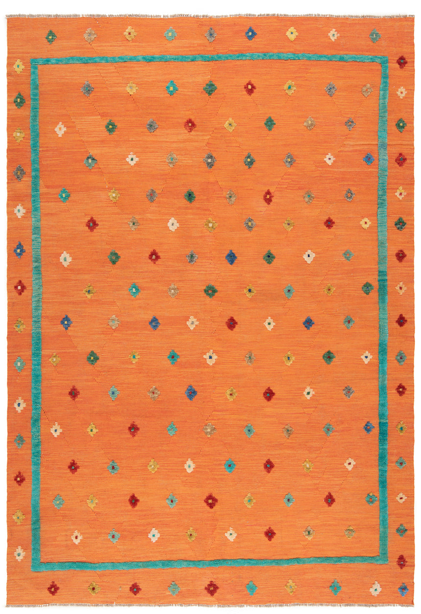 Kilim Relieve Afgano | 293 x 206 cm