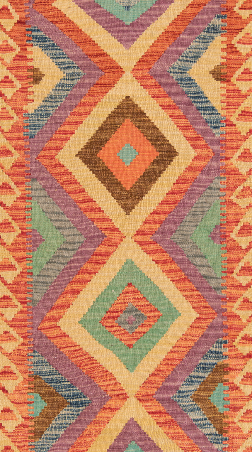 Kilim afgano | 204 x 97 cm