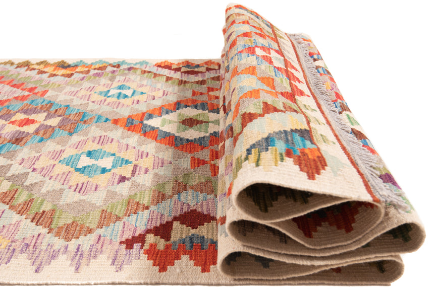 Kilim afgano | 311 x 83 cm