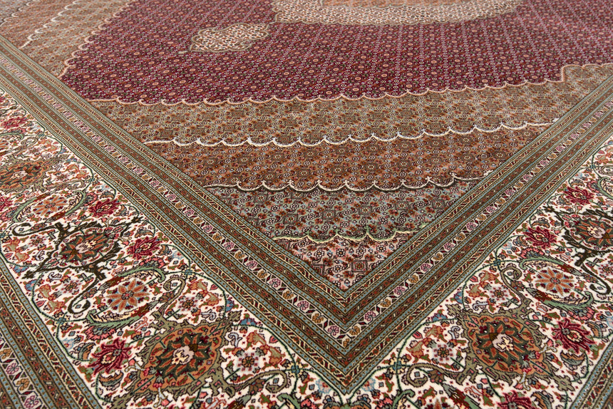 Alfombra persiana Tabriz 50Raj | 397 x 306 cm