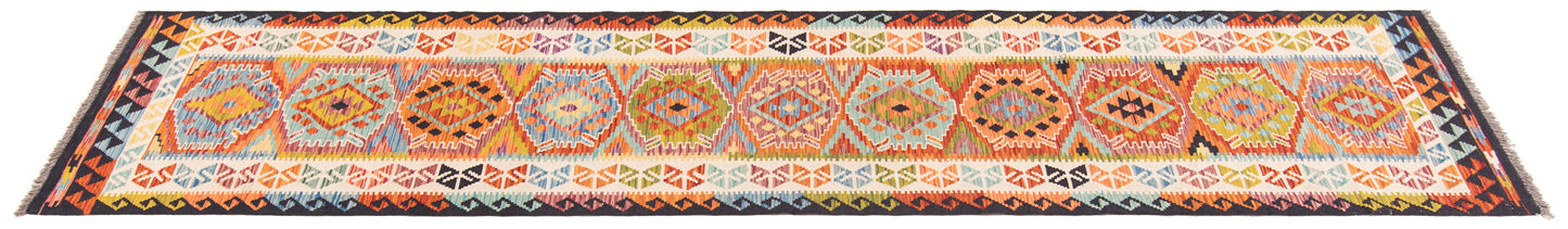 Kilim afgano | 395 x 78 cm