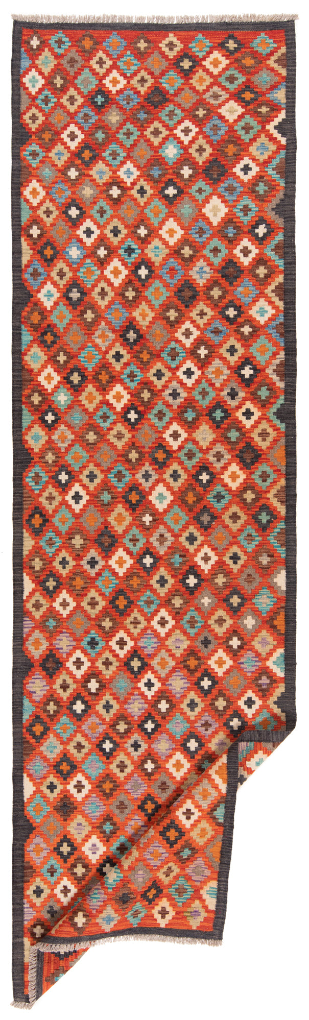 Kilim afghano | 294 x 87 cm