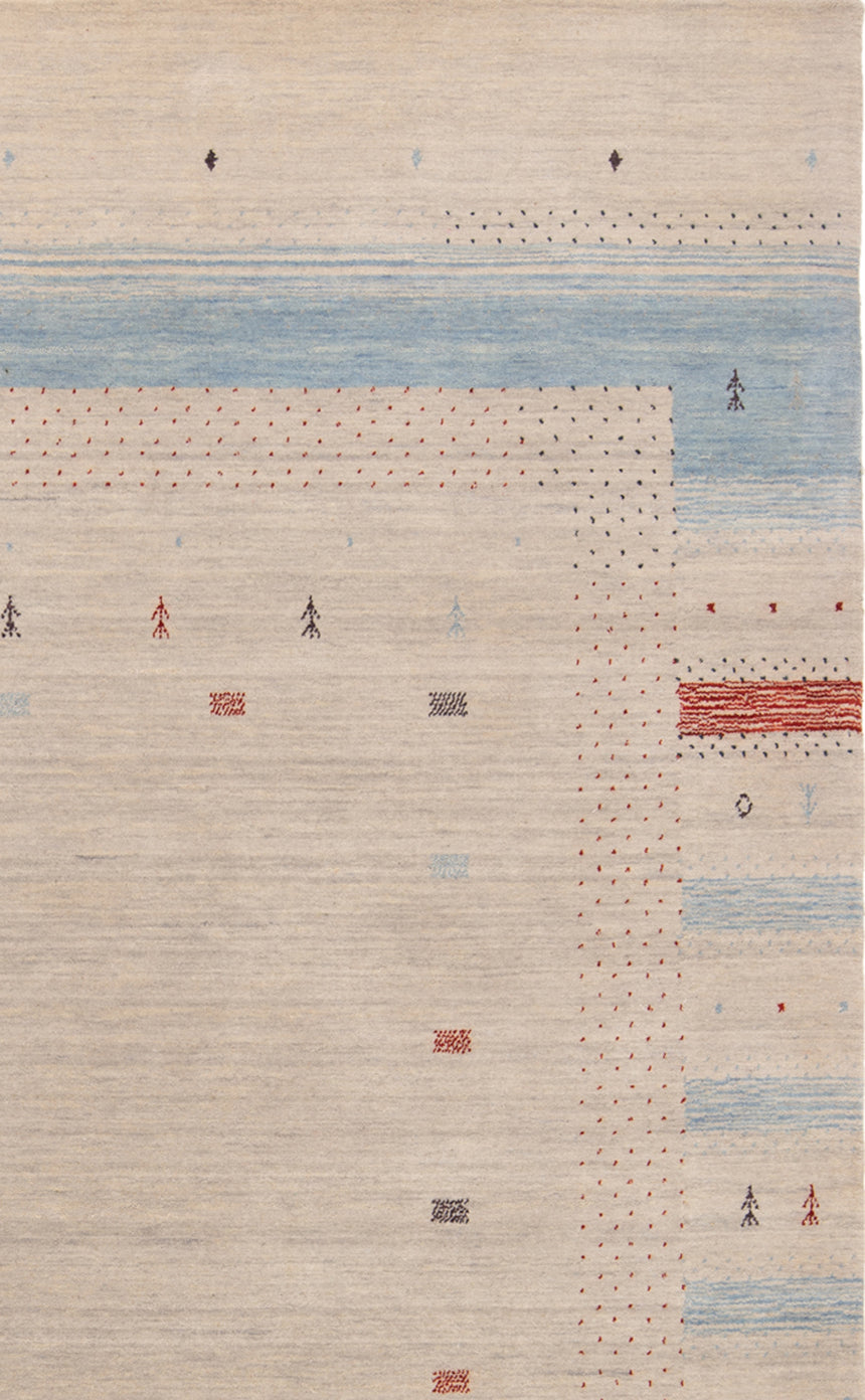 Alfombra en telar manual | 244 x 175 cm