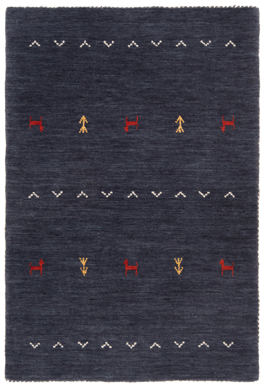 Alfombra en telar manual | 90 x 60 cm