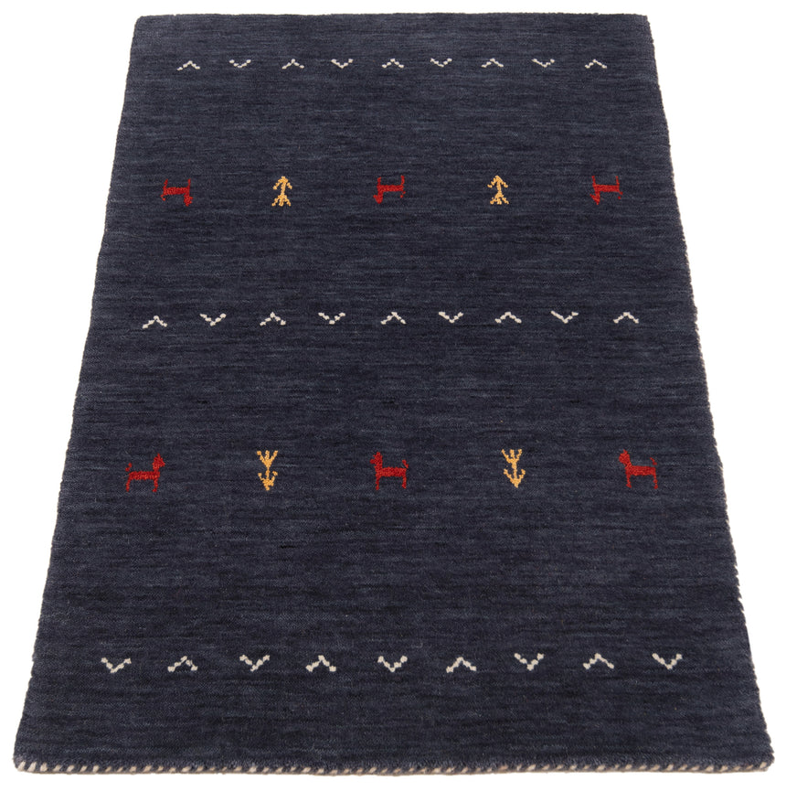 Alfombra en telar manual | 90 x 60 cm