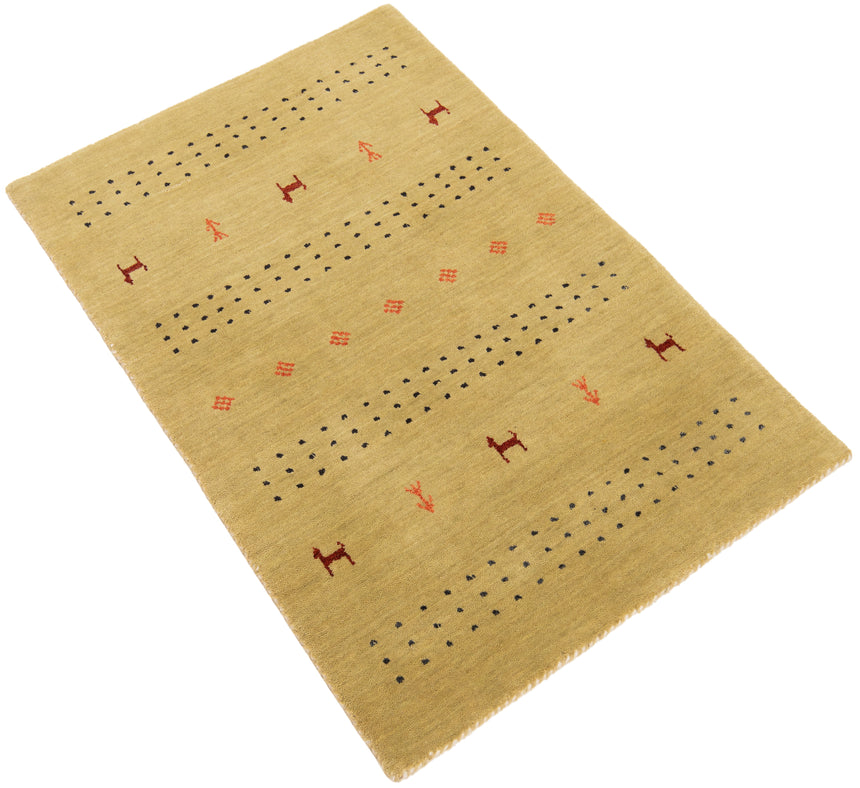 Alfombra en telar manual | 90 x 60 cm