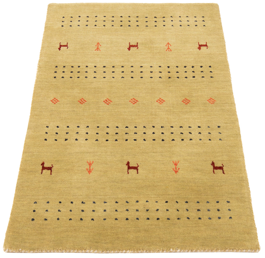 Alfombra en telar manual | 90 x 60 cm