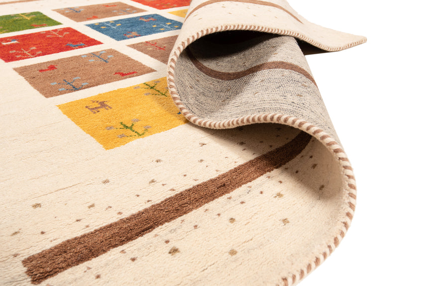 Gabbeh Persian Rug | 200 x 200 cm