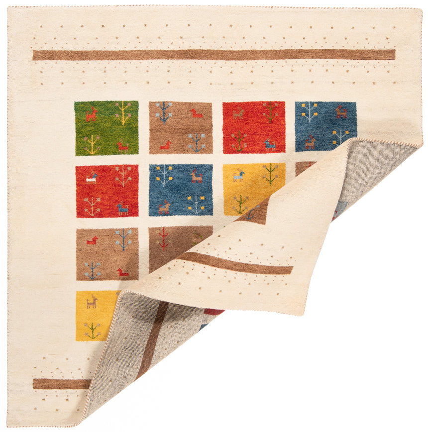 Gabbeh Persian Rug | 200 x 200 cm