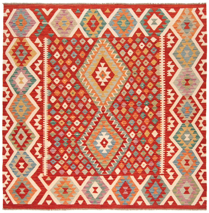 Kilim afegão | 202x202cm