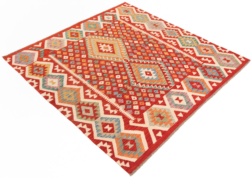 Kilim afegão | 202x202cm