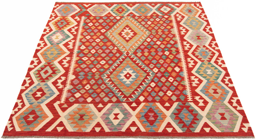 Kilim afegão | 202x202cm