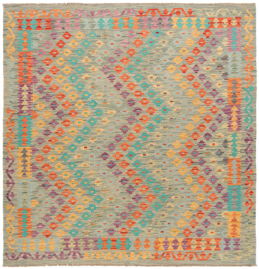 Kilim afegão | 202x194cm