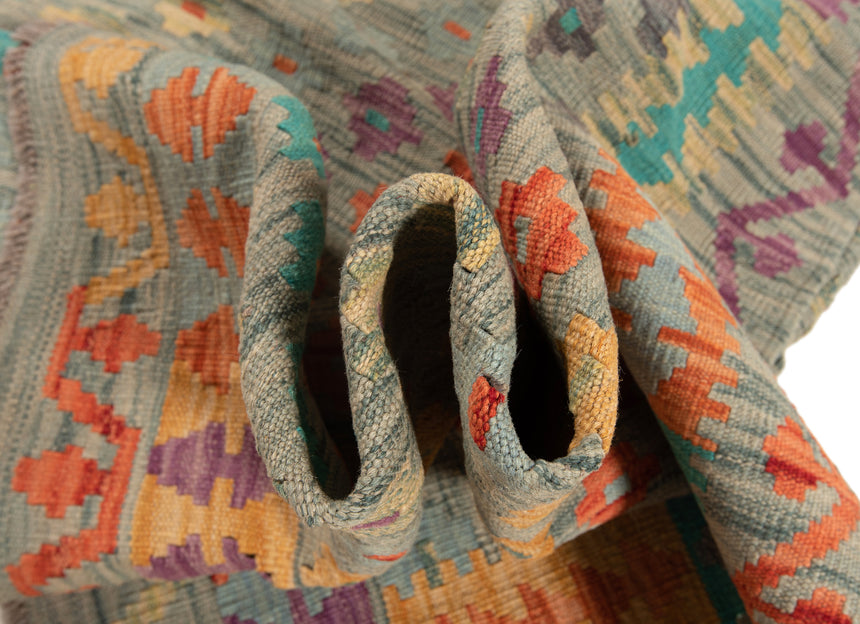 Kilim afegão | 202x194cm