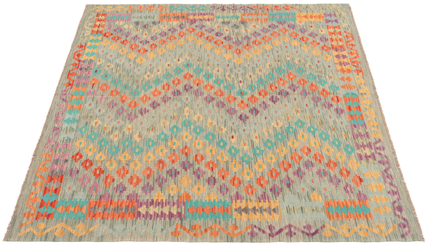 Kilim afegão | 202x194cm