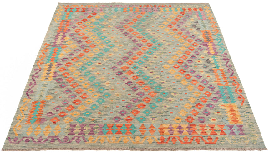 Kilim afegão | 202x194cm
