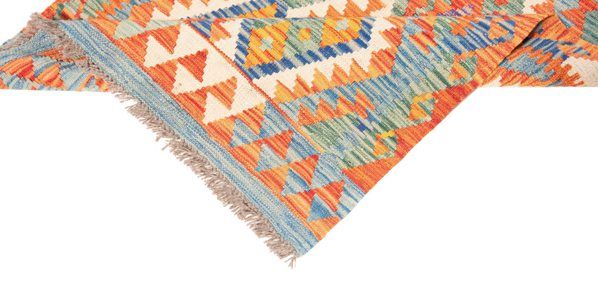 Kilim afgano | 396 x 84 cm
