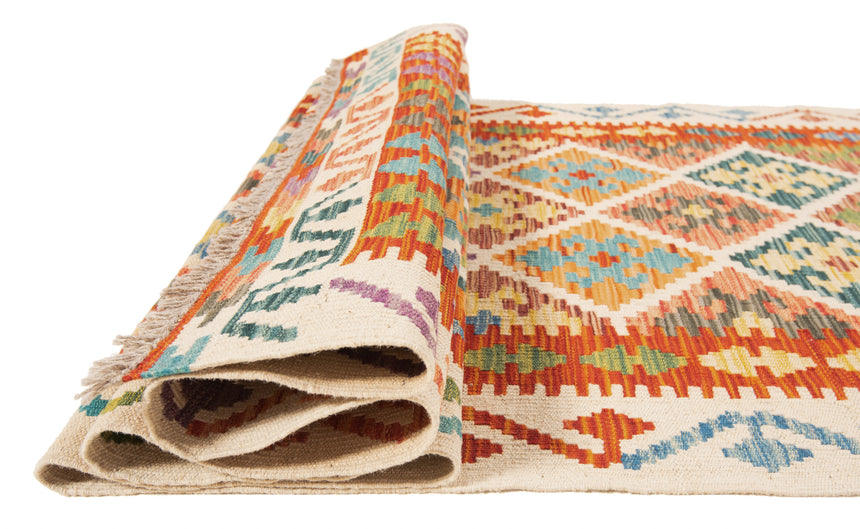 Kilim afgano | 388 x 86 cm