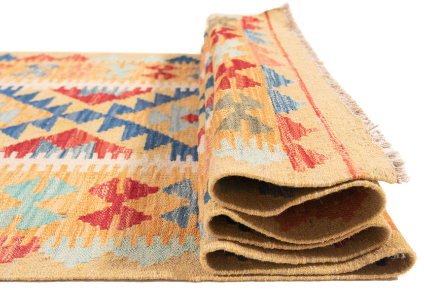 Kilim afgano | 206 x 78 cm