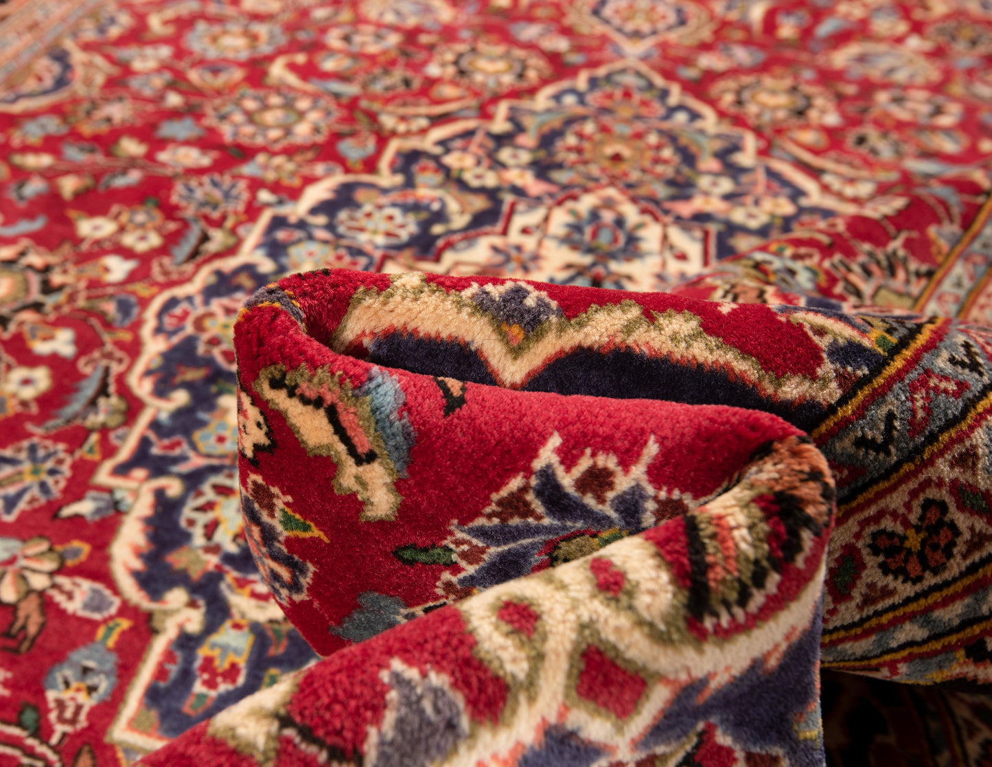 Alfombra persa Kashan | 338 x 227 cm