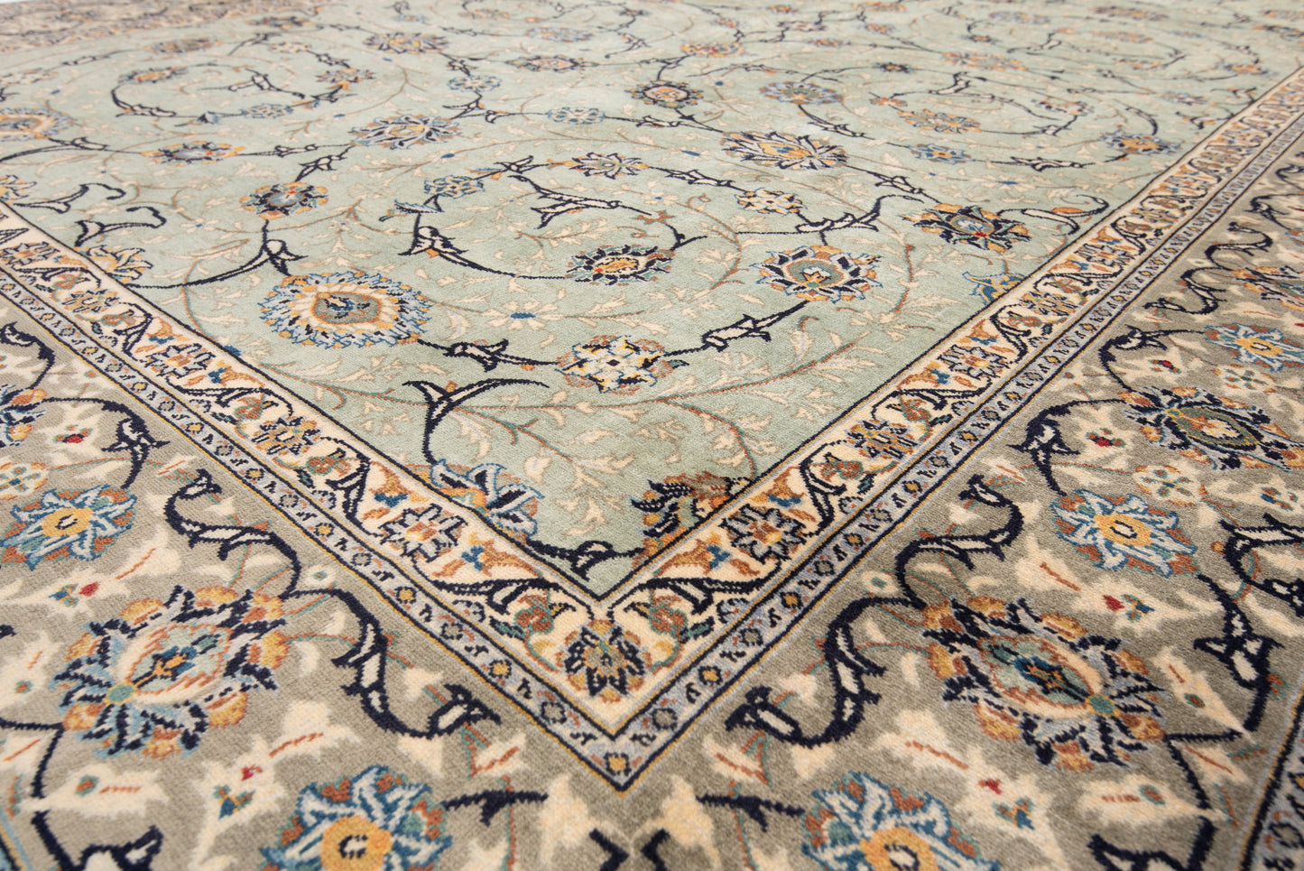 Alfombra persa Kashan | 370 x 253 cm