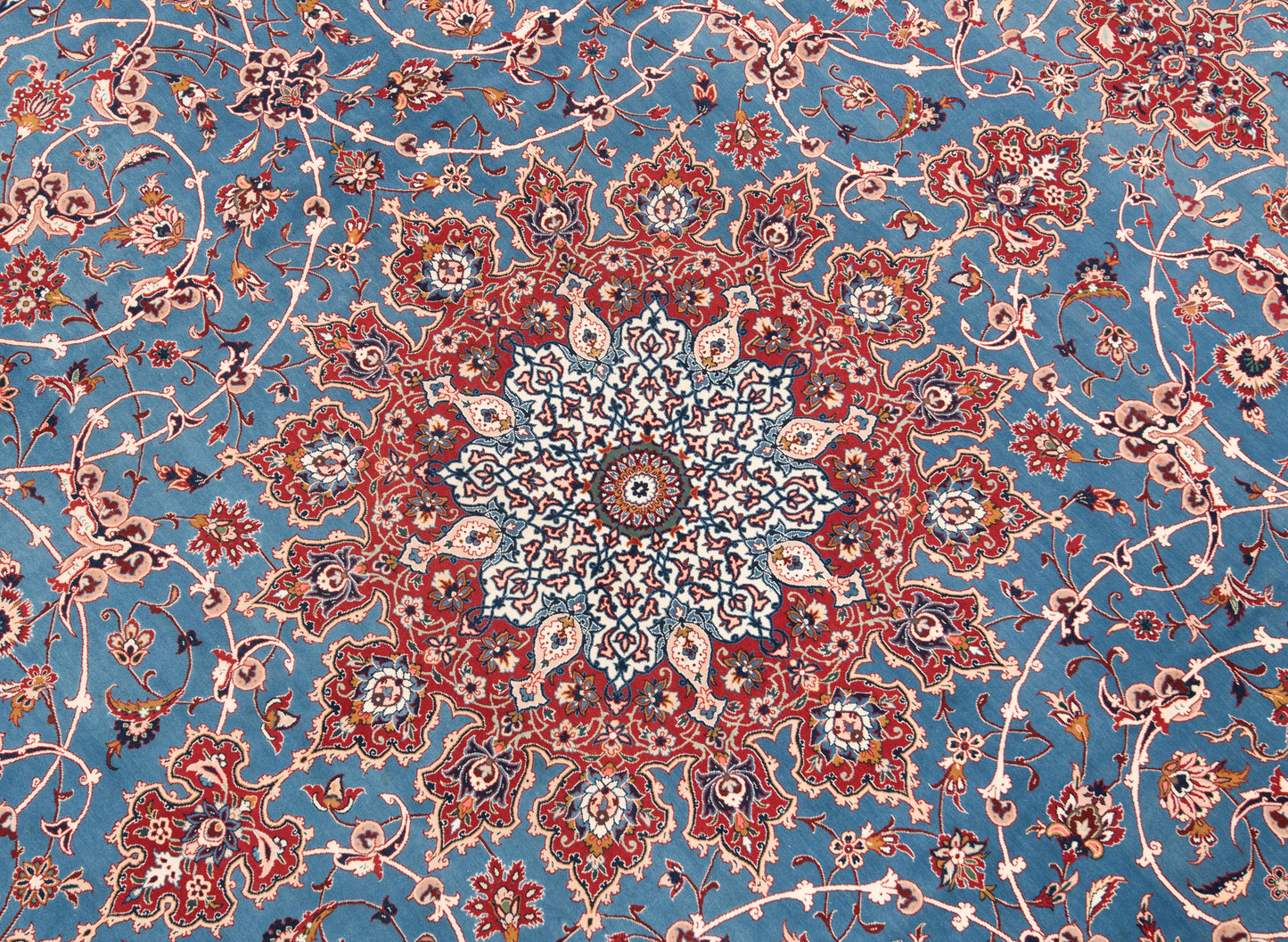 Alfombra persa Isfahan Seyrafian | 378 x 266 cm