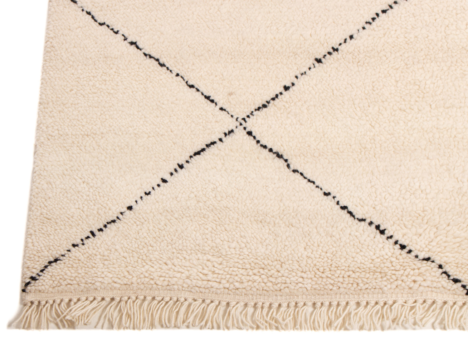 Berber rug with diamond design | 240 x 176 cm