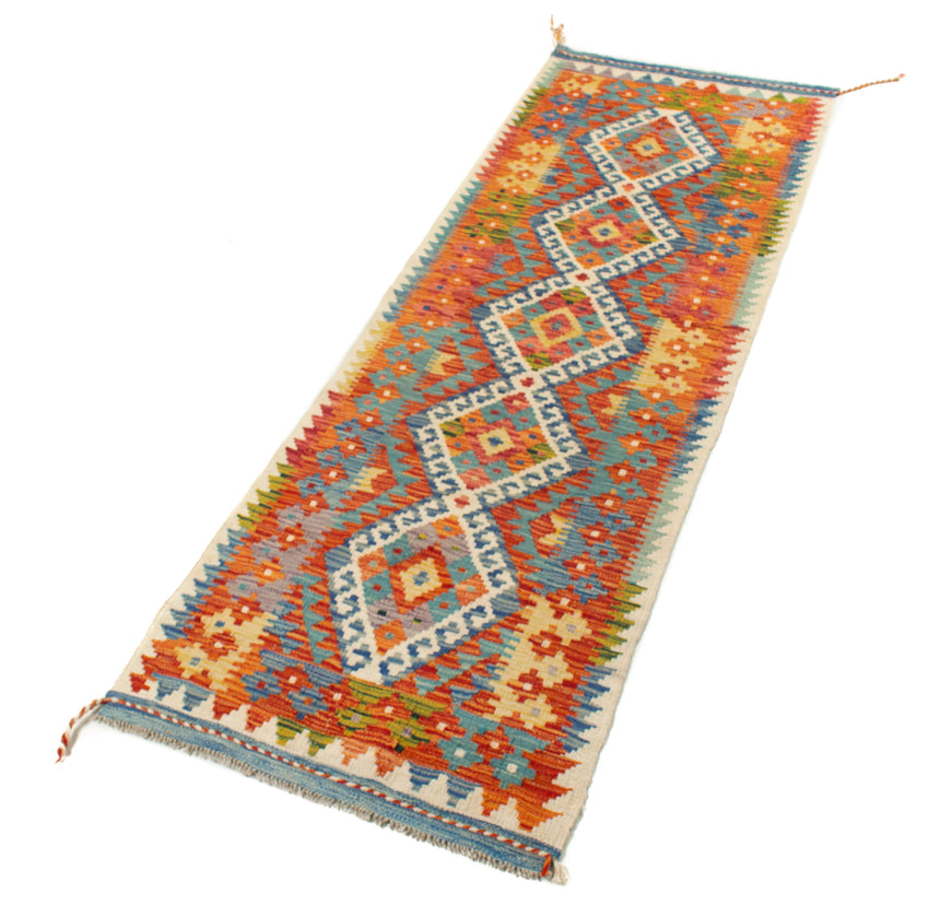 Afghan Kilim | 207 x 64 cm