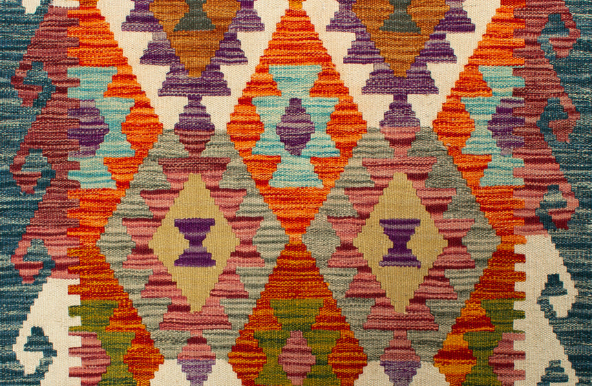 Afghano Kilim | 295 x 83 cm