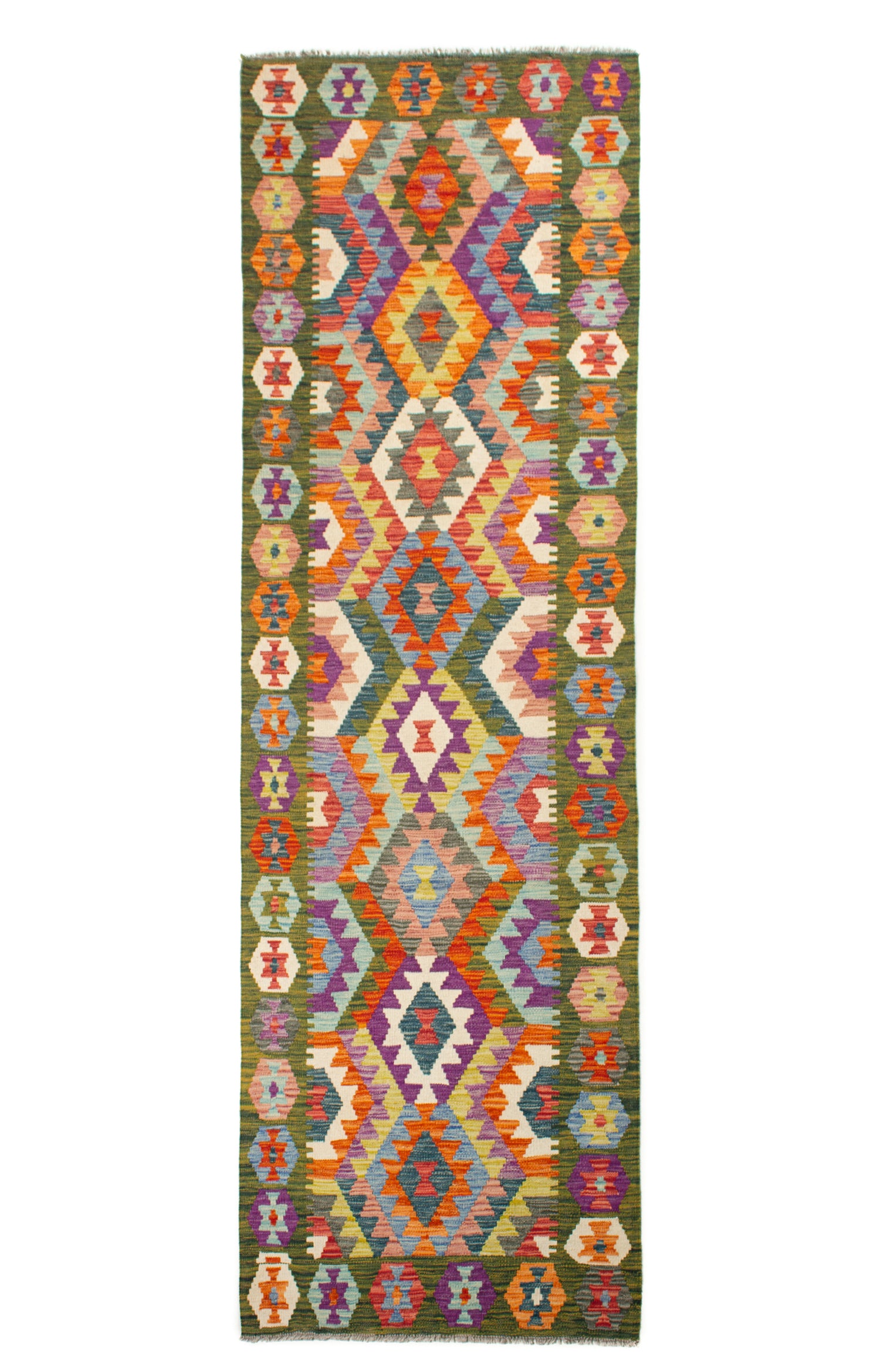Afghan Kilim | 297 x 82 cm