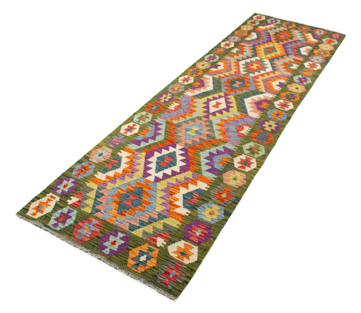 Afghan Kilim | 297 x 82 cm