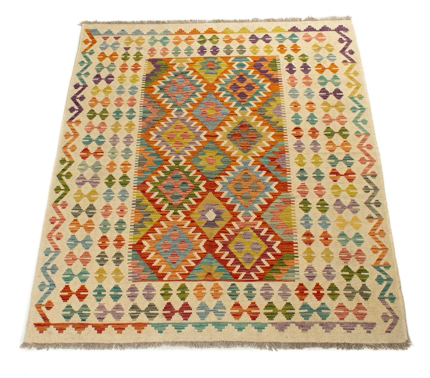 Afghan Kilim | 193 x 150 cm