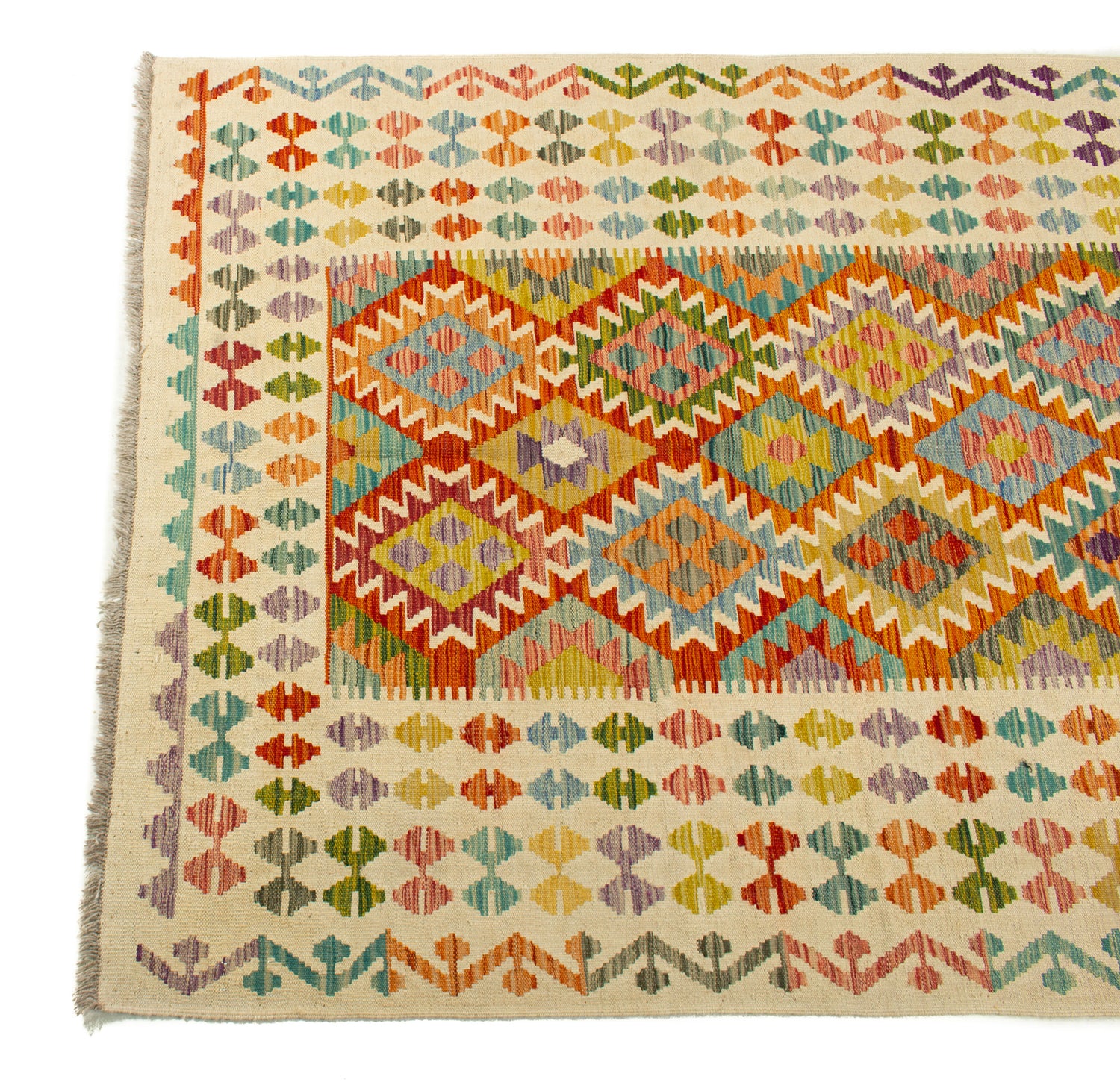 Afghan Kilim | 193 x 150 cm
