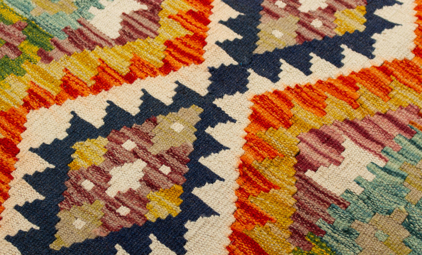 Afghan Kilim | 205 x 64 cm