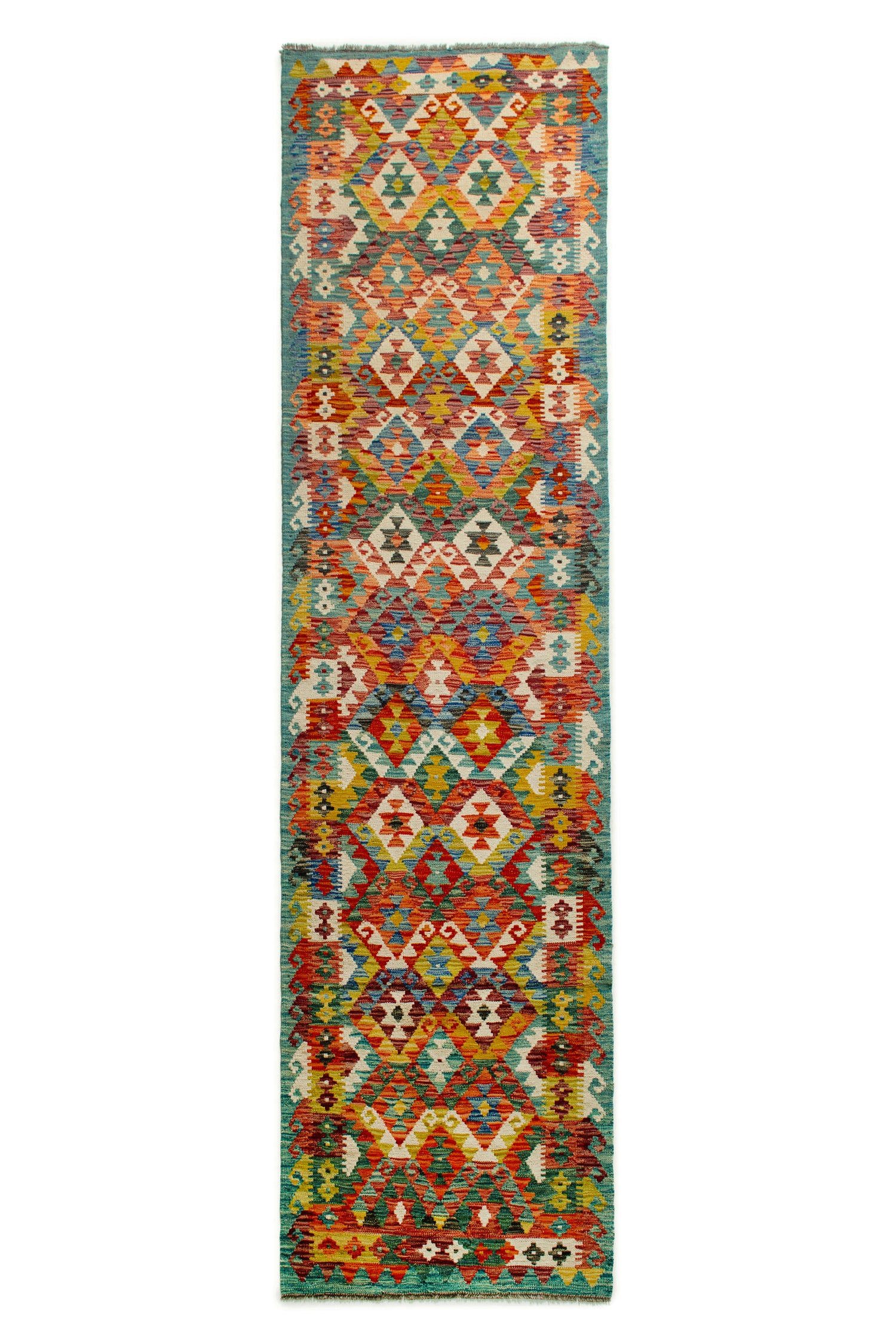 Afghan Kilim | 291 x 79 cm