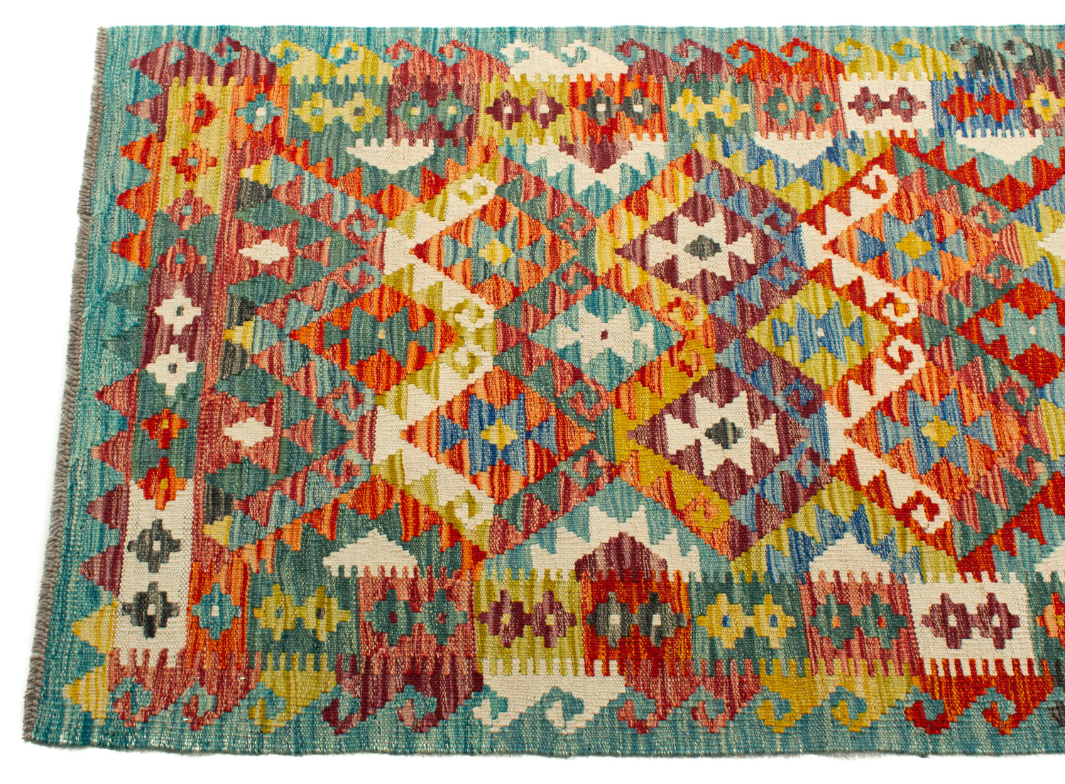 Afghan Kilim | 291 x 79 cm